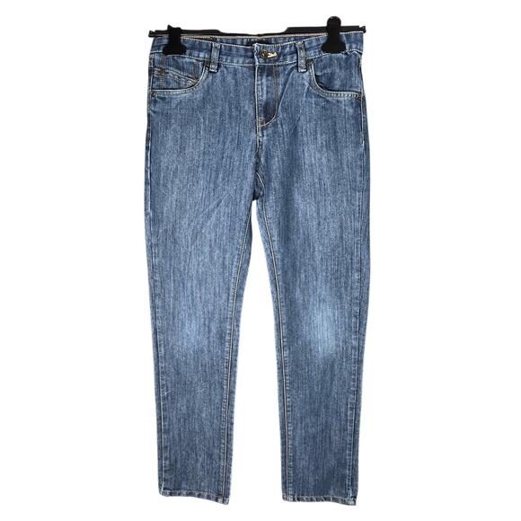 Dkny Denim - DKNY Mott Straight Jeans Womens 16 Blue Medium Wash Mid Rise Stretch Denim